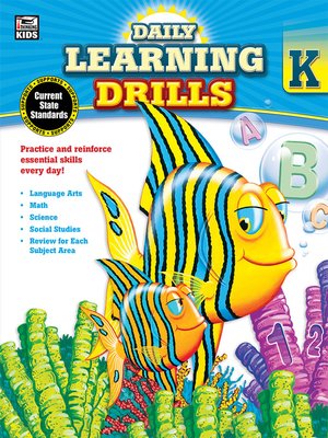 cover image of Daily Learning Drills, Grade K